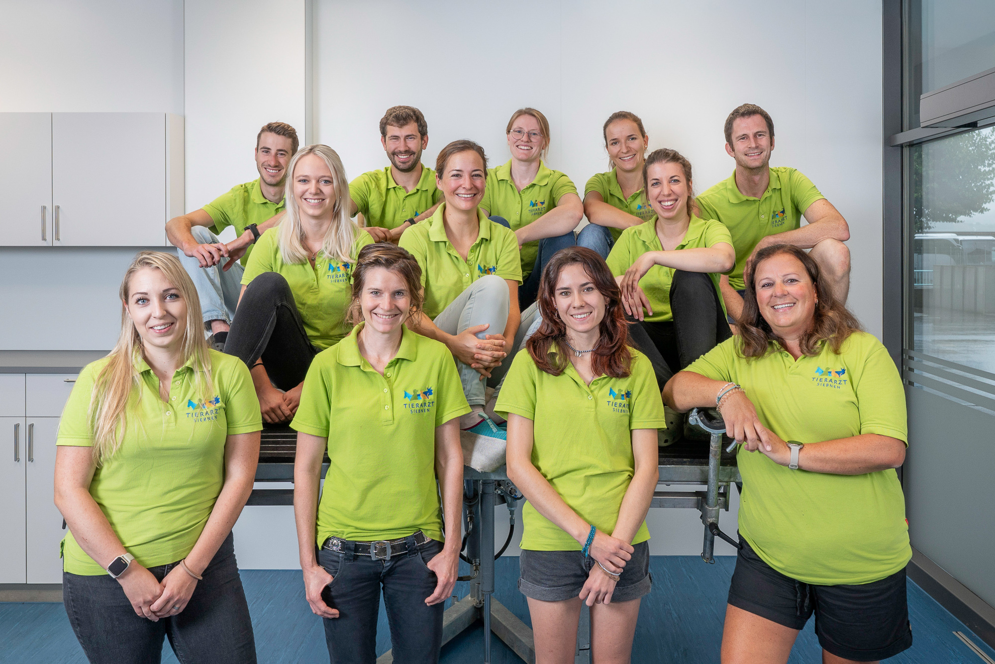 Gruppenbild Team Tierarzt Siebnen